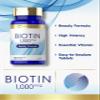 Carlyle Biotin 1000mcg | 250 Vegetarian Tablets | Beauty Formula Supplement | Non-GMO, Gluten Free view 3