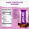 Atlas Bar  20g Protein, 1g Sugar, 0g Seed Oils, 0g Artificial Sweeteners (Dark Chocolate Almond) (24 Count, Dark Chocolate Almond) view 2
