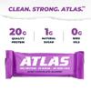 Atlas Real Food Protein Bar  20g Clean Protein, 1g Sugar, No Seed Oils, No Artificial Sweeteners (Variety, 24 Count) view 2
