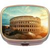 Acropolis of Athens Brass Rectangle Pill Box view 1