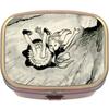 Alice Down The Rabbit Hole Brass Rectangle Pill Box view 1