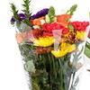 A&A Flower Bouquet Unprinted 37 Micron Clear Cellophane Bags Plastic Sleeve Bag 50 Pcs (16X16X4 in.) view 4
