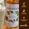 Monin - Hazelnut Syrup, Nutty Taste of Caramelized Hazelnut, Natural Flavors, Great for Mochas, Lattes, Smoothies, Shakes, and Cocktails, Non-GMO, Gluten-Free (1 Liter, 4-Pack) view 4