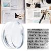 2 Inch Acrylic Dome Magnifier 8X Paperweight Reading Magnifying Glass Optical Half Ball Lens with Nice Box and Polishing Pouch(80mm) view 2