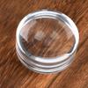 2 Inch Acrylic Dome Magnifier 8X Paperweight Reading Magnifying Glass Optical Half Ball Lens with Nice Box and Polishing Pouch(80mm) view 4