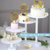 24Pcs Happy Birthday Cake Toppers Acrylic with 3D Blue Butterfly Cupcake Decorations for Wedding Birthday Party Decor Baby Shower view 3