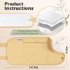 Pedobi Castor Oil Pack Wrap - Organic Cotton Reusable & Highly Absorbent Castor Oil Pack Compress view 3