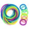 Chew Necklaces for Sensory Kids 12 Pack, Chewy Necklace Stretchy Coil Bracelet Sensory Toys for Kids with Autism Anxiety ADHD, Oral Sensory Chew Toys for Boys Girls Fidgeting Biting view 1