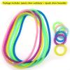 Chew Necklaces for Sensory Kids 12 Pack, Chewy Necklace Stretchy Coil Bracelet Sensory Toys for Kids with Autism Anxiety ADHD, Oral Sensory Chew Toys for Boys Girls Fidgeting Biting view 2