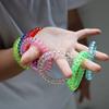 Chew Necklaces for Sensory Kids 12 Pack, Chewy Necklace Stretchy Coil Bracelet Sensory Toys for Kids with Autism Anxiety ADHD, Oral Sensory Chew Toys for Boys Girls Fidgeting Biting view 4