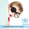 2PCS Eye Patch, Medical Eye Patches for Adults, Adjustable 3D Eye Patch, Soft Amblyopia Lazy Eye Patches for Left or Right Eyes, for Adults and Kids (Black, Blue) view 4
