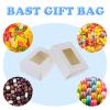 Ywin 96 Mini Kraft Paper Boxes with Window -Soap & Treat Boxes for Candy & Jewelry Display, 3.34x2.36x1.18 Inch (White) view 4