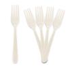 PAMI 1000-Count Heavy-Duty Disposable Plastic Forks Bulk Pack for Parties, Catering, Weddings, Events, and Takeout Orders (Forks Regular White) view 2