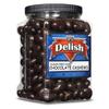 Sugar Free Dark Chocolate Covered Cashews by Its Delish, 3 LBS Jumbo Reusable Container (Jar) | Gourmet Dark Chocolate Cashews, Healthy Snacks Chocolate Nuts, USA Made, Vegan, Kosher view 1