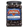 Sugar Free Dark Chocolate Covered Cashews by Its Delish, 3 LBS Jumbo Reusable Container (Jar) | Gourmet Dark Chocolate Cashews, Healthy Snacks Chocolate Nuts, USA Made, Vegan, Kosher view 3