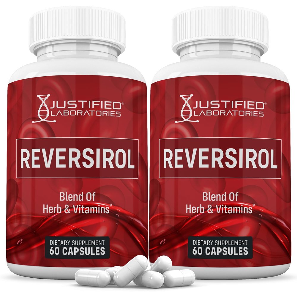 (2 Pack) Reversirol Advanced Formula 620MG Formula Supplement Pills 120 Capsules
