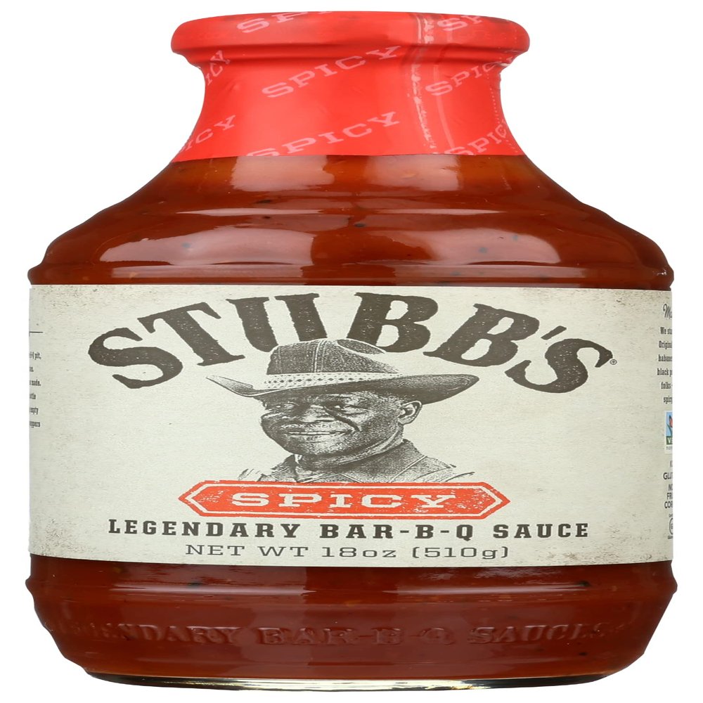 Stubb's Spicy BBQ Sauce, 18 oz (Pack of 6)