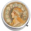 Art Nouveau La Plume Medicine Vitamin Pill Box view 1