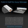 JOYIT 100' Long X 35 Wide Clear Cellophane Wrap Roll with White Dots - 3 Mil Thicker Cellophane Roll, Clear Wrapping Paper for Gift Baskets Wrap (35" Folds into 17.5") view 2