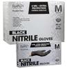 ForPro Professional Collection Disposable Nitrile Gloves, Chemical Resistant, Powder-Free, Latex-Free, Non-Sterile, Food Safe, 4 Mil, Black, Medium, 1000-Count view 1