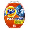 Tide 4-in-1 Ultra Oxi PODS Laundry Detergent Pacs, 85 Count, HE Compatible, Built in Pre-treater for Stains view 1