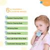 Kids Electric Toothbrushs U Shaped sonic Automatic Toothbrush with 4 Brush Heads, Six Cleaning Modes,Cartoon deer Modeling , full mouth toothbrush for baby view 2