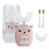 Kids Electric Toothbrushs U Shaped sonic Automatic Toothbrush with 4 Brush Heads, Six Cleaning Modes,Cartoon deer Modeling , full mouth toothbrush for baby view 1