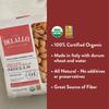 DeLallo Whole Wheat Pasta Shells, 1 Pound Bag, 4 Pack, Made with 100% Organic Whole Grain Flour, High Protein, Made in Italy view 4