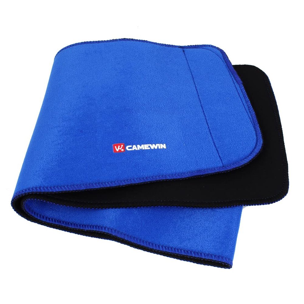 Ruilogod Adjustable Exercise Slimming Belt Waist Lumbar Back Brace Support Blue (id: bc5 626 35e 07f b9b