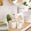 200 Pcs Floral Guest Napkins Bathroom Napkins Guest Disposable Hand Towels Dinner Paper Napkins Decorative Towels for Wedding Holiday Anniversary Birthday Tea Party Baby Shower view 4