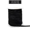 50 Yards Velvet Ribbon, 3/8 inch (10mm) Black Velvet Ribbon for Gift Wrapping, Valentine's Day, Wedding, Christmas, DIY Crafts, Decoration, Choker view 2
