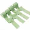 Green Fringe Chiffon Ribbon,1.5 Inch x 22 Yards Chiffon Fabric Silk Ribbons for Gift Wrapping,Crafting,Wedding Bridal Bouquets view 1