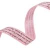 Ruilogod Letter Pattern Wedding Party Craft Bow Satin 94yds Long 10mm Width Pink (id: 4d9 bc6 218 291 830 view 2