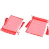 Ruilogod Organza Wedding Party Tassels Decor Candy Jewelry Pouch Gift Bag 13 x 18cm 50 Pcs Red (id: 221 9ad 5d3 226 3bc view 3