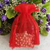 Ruilogod Organza Wedding Party Tassels Decor Candy Jewelry Pouch Gift Bag 13 x 18cm 50 Pcs Red (id: 221 9ad 5d3 226 3bc view 4