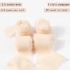 22yd x 1.5 inch Chiffon Ribbon Champagne, Fringe Silk Ribbons for Gift Wrapping, Bridal Bouquets, Wedding Invitations view 2