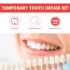 EXCEART 100 Pieces Artificial Resin Teeth Veneer Fillings - Temporary Replacements for Tooth Repair Supply view 3