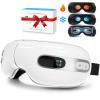 BOQUBOO Eye Massager with Heat and Cooling for Migraine Dry Eyes Relief, Rechargeable Bluetooth Music Migraines Relief Eye Massager Improve Sleeping Gifts for Women Men view 1