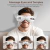 BOQUBOO Eye Massager with Heat and Cooling for Migraine Dry Eyes Relief, Rechargeable Bluetooth Music Migraines Relief Eye Massager Improve Sleeping Gifts for Women Men view 3