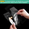 Eaasty 200 Pcs 3 x 3 x 3 Inch Clear Favor Boxes Small Transparent Candy Gift Box Plastic Treat Boxes Party Favor Cube for Packaging Containers Macaron Birthday Wedding Baby Shower view 3