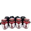 Keepsake Company Red Small Urns for Human Ashes - Angel Wings Mini Urns for Human Ashes - Cremation Keepsakes urns for Ashes - Ash Holders for Human Ashes Urn -ERN - Tiny Urns for Men (Set of 4) view 1