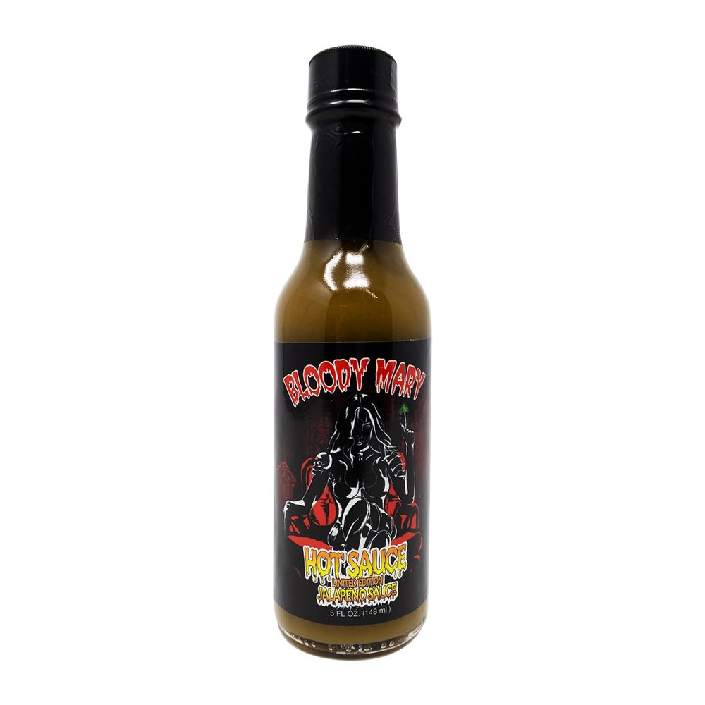 Bloody Mary Jalapeno Hot Sauce 5 Oz. Great Hot Sauce Gift (Bloody Mary Inferno Label)