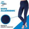Plus Size Compression Tights for Women 20-30mmHg - Footless Compression Pantyhose for Circulation during Travel, Airplane, Athletic, Nursing - Navy, 2X-Large - A717NV5 view 4
