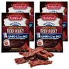 Bridgford Sweet Baby Ray's Beef Jerky Sweet N Spicy 6.2 oz Pack of 4 - High Protein Sweetened Spicy Beef Jerky for Your Dietary Preference - Ready-to-Eat Snacks for On-The-Go Snacking view 1