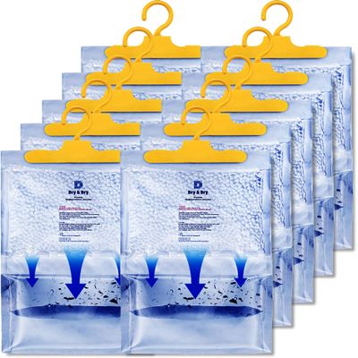 Dry & Dry 10 Pack[7 OZ] Premium Moisture Absorbers Dehumidifiers for Basement Dehumdifiers for Bedroom Small Dehumidifiers - Moisture Absorber