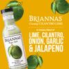 BRIANNAS - Home Style Creamy Cilantro Lime Dressing  Fine Salad Dressing made with Premium Ingredients - Gluten Free, Kosher, & Low Sugar - 12 oz. Bottles - 6 Pack view 2
