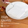Prestee 100 White Plastic Forks Heavy-Duty, Heavyweight Plastic Silverware Forks, Fancy Plastic Cutlery, Elegant Disposable Forks Pack, Bulk Disposable Flatware, Christmas Holiday Plastic Utensils Set view 4
