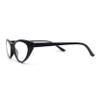 SA106 Classic Iconic Fashionable Cat Eye Snug Reading Glasses Black +1.75 view 3