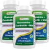 Best Naturals, Glucosamine Chondroitin and MSM Joint Supplements, 2600 mg per Serving, (180 Count (Pack of 3)) view 1