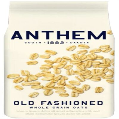 Anthem Old Fashioned Oats - Oats for a Quick, Healthy Meal- A Warm, Wholesome Breakfast Your Family Will Love Every Morning - Whole Grain Oat for Lasting Energy & Better Digestion - 40oz